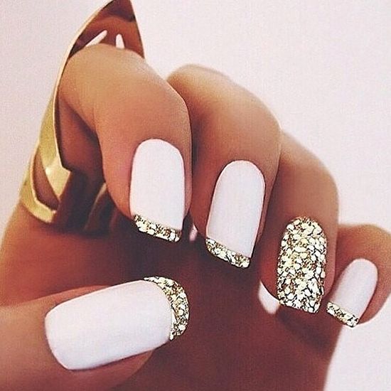 french-tips-wedding-nails