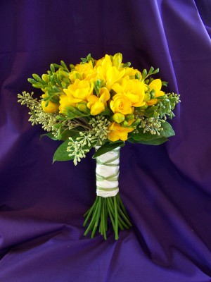 freesia bouquet 1