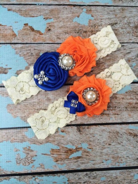 61-different-colors-wedding-garter-royal-blue-orange-garter-set-wedding-garters-bridal-garter-lace-garter-vintage-lace-garter