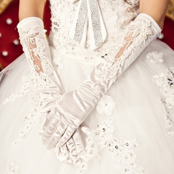 Free-Shipping-5pcs-lot-Yarn-full-satin-bead-gloves-the-bride-wedding-dress-gloves-bridal-gloves