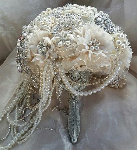 vintage-style-ivory-cascading-jeweled-bouquet-deposit-for-an-elegant-ivory-cascading-brooch-bouquet-ivory-wedding-bouquet-full-price-565