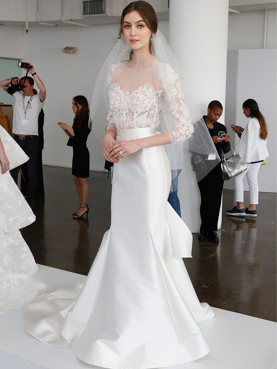 Marchesa 2018: классические силуэты в новых формах