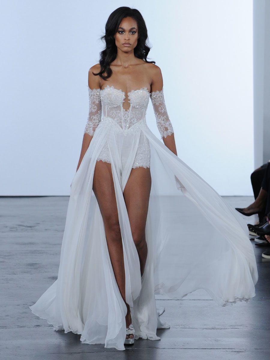 Pnina Tornai Осень 2018: поразительные, сексуальные силуэты с потрясающими деталями