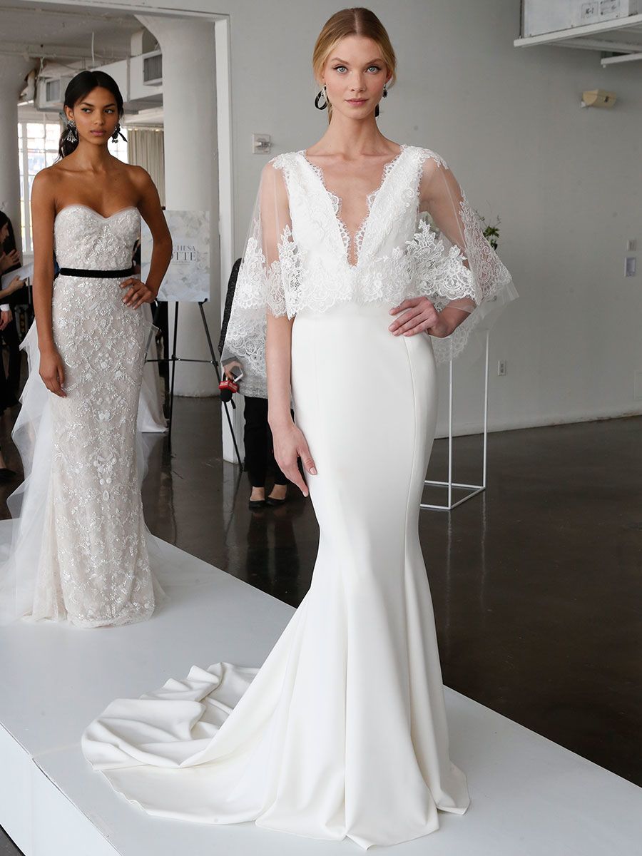 Marchesa 2018: классические силуэты в новых формах