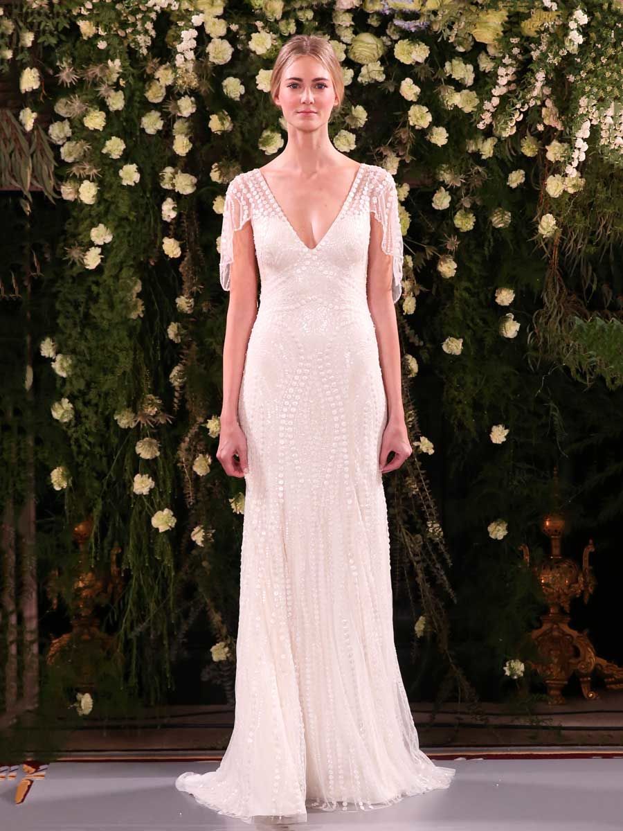 Jenny Packham Весна 2019: Ультра-женственные платья для романтических невест