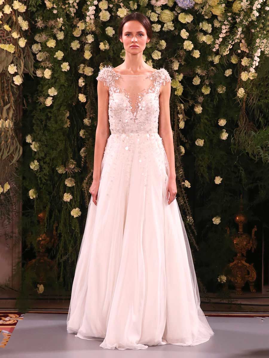 Jenny Packham Весна 2019: Ультра-женственные платья для романтических невест