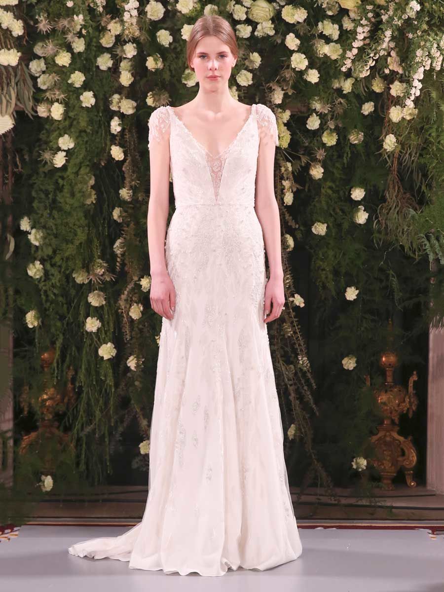 Jenny Packham Весна 2019: Ультра-женственные платья для романтических невест