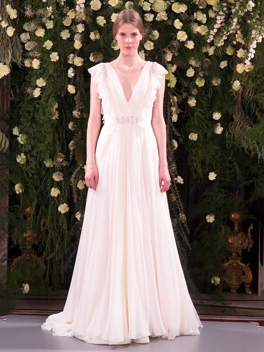 Jenny Packham Весна 2019: Ультра-женственные платья для романтических невест