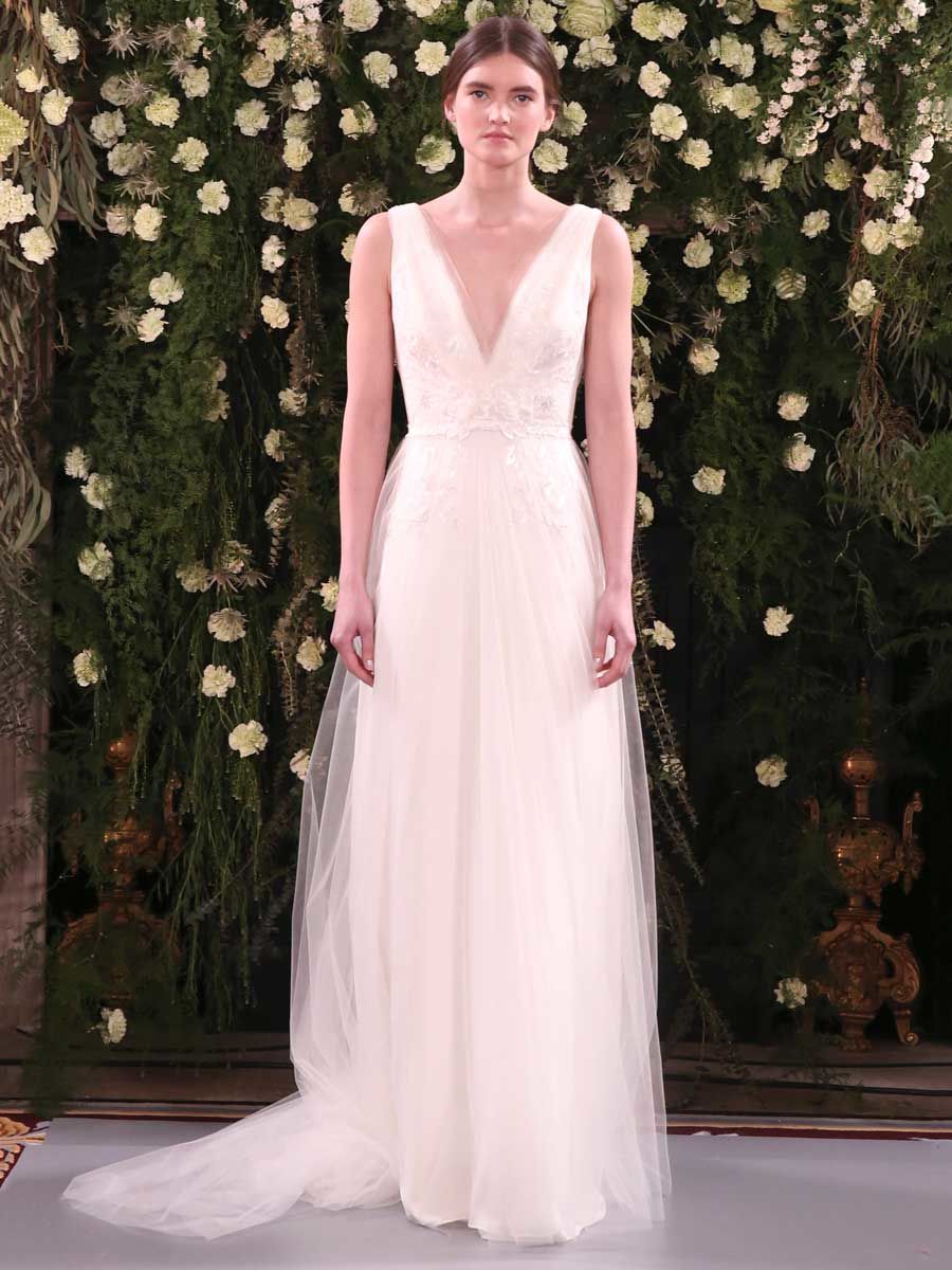 Jenny Packham Весна 2019: Ультра-женственные платья для романтических невест