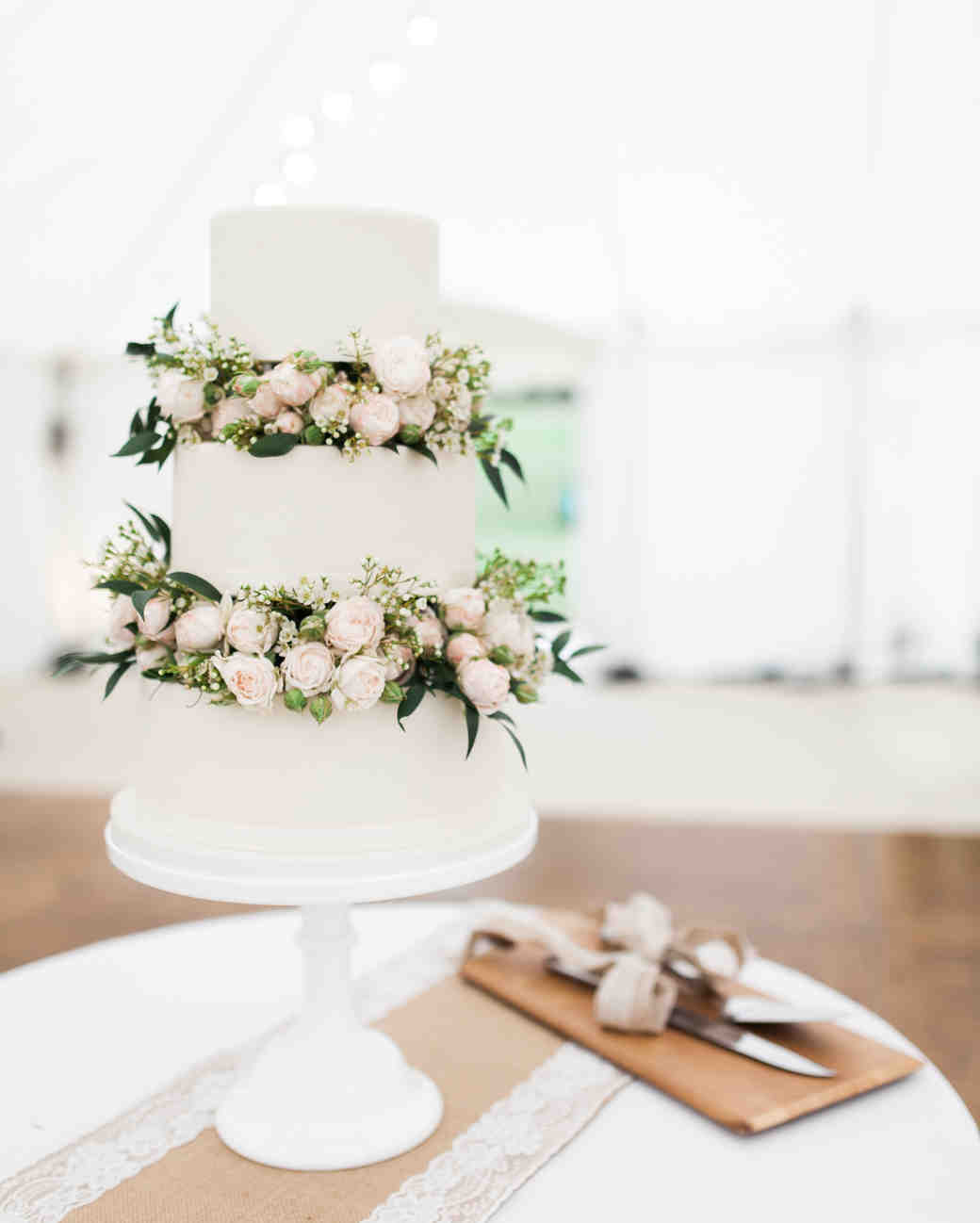 44 Свадебные торты со свежими цветами