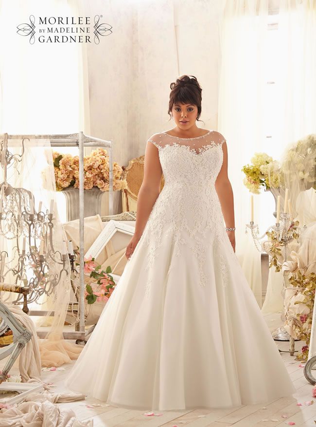 Свадебные платья plus size на 2019