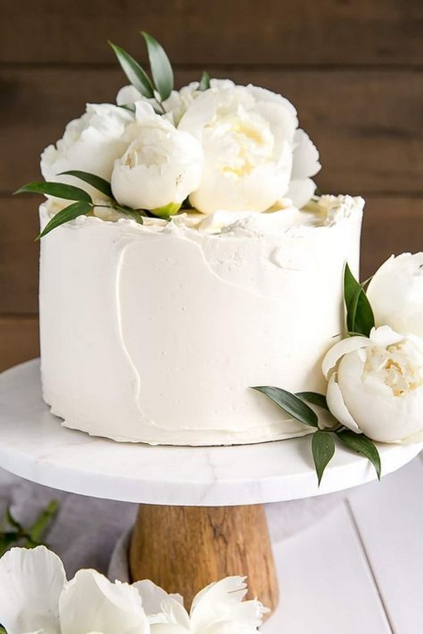 20 простых и элегантных свадебных тортов на весну / лето 2019