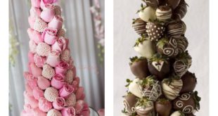 Свадебный десерт (40 фото): клубника в шоколадной глазури
