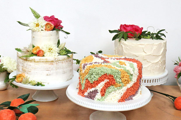 Свадебный торт с бахромой