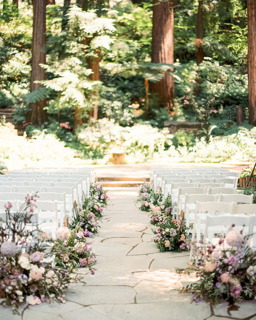 20 способов украсить свадебную церемонию под деревьями
