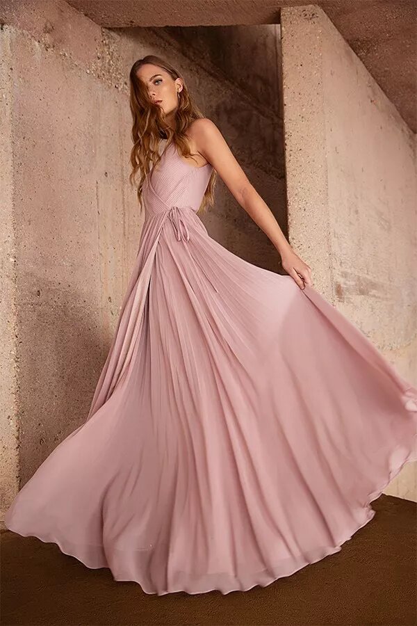 35 пудровых/розовых платьев подружек невесты