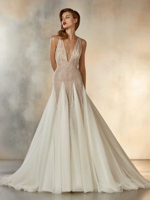 Неделя свадебной моды: свадебные платья от Pronovias (60 фото)