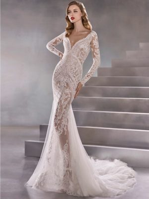 Неделя свадебной моды: свадебные платья от Pronovias (60 фото)