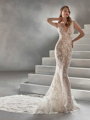 Неделя свадебной моды: свадебные платья от Pronovias (60 фото)