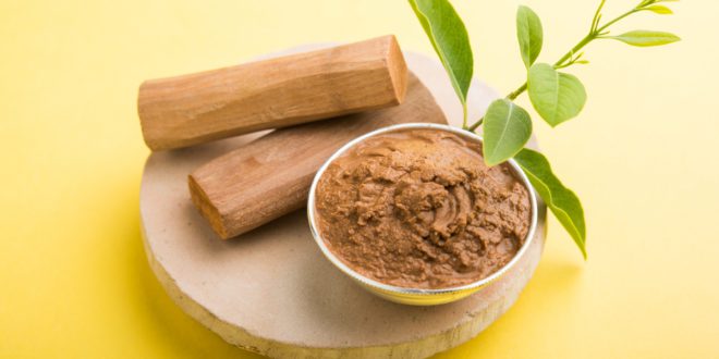 Натуральные маски для лица с порошком сандалового дерева