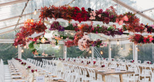 Свадебные тенденции 2020 года - подвесные свадебные цветы