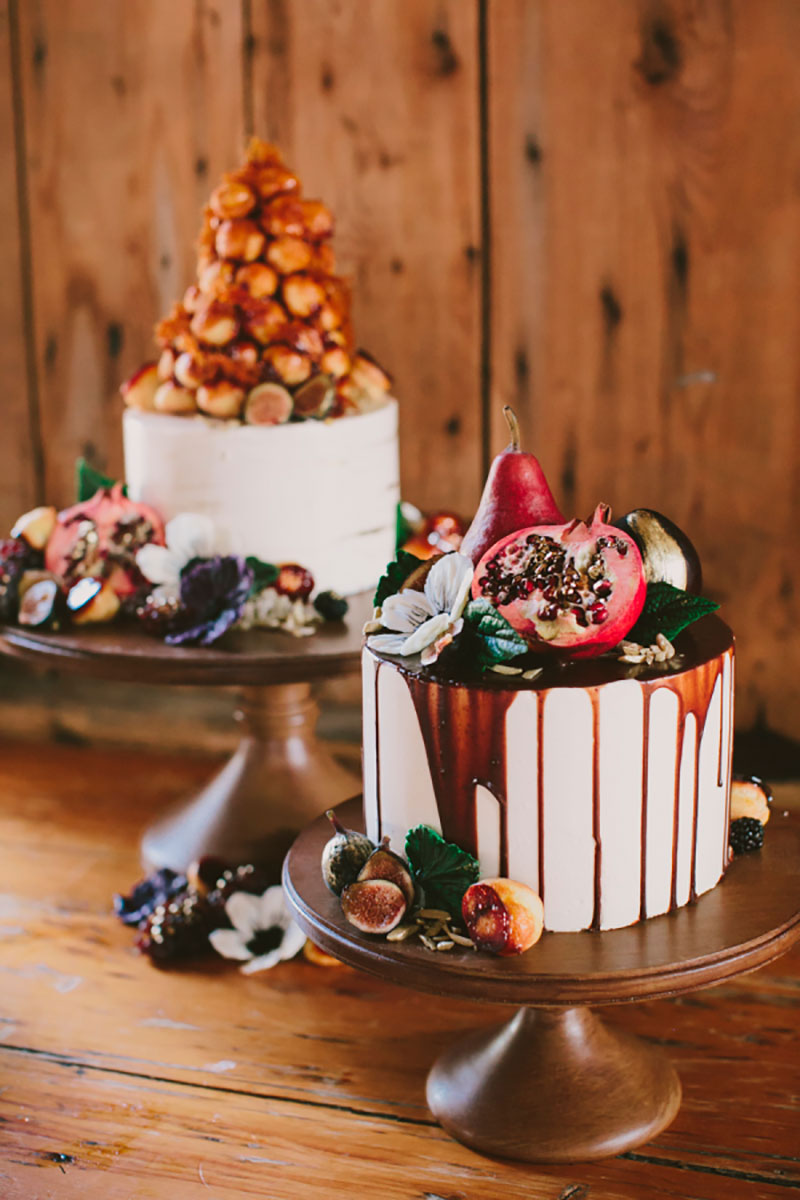 19 красивых однослойных свадебных тортов